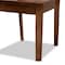 Baxton Studio Rava Modern and Contemporary Walnut Brown Finished Wood 5-Piece Dining Set 179-11388-10895-Zoro - alternate 7